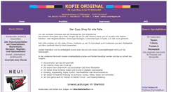 Desktop Screenshot of kopie-original.de